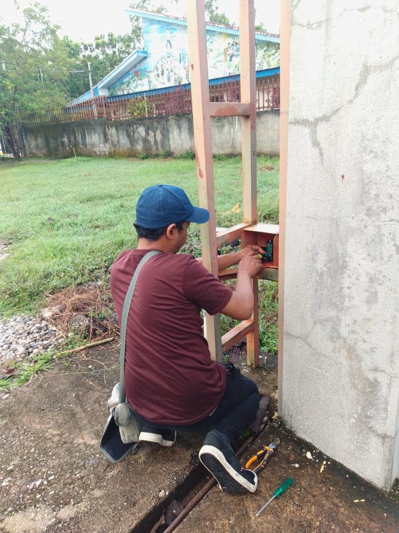 Perbaikan pagar 3